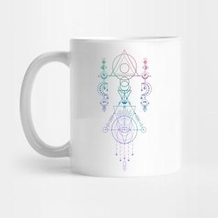 Witchy Moon Phase Magic - Festival Gear - Psychedelic and Spiritual Artwork Mug